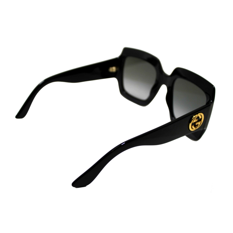 Gucci Black Oversized Square Frame Sunglasses GG0053S-11
