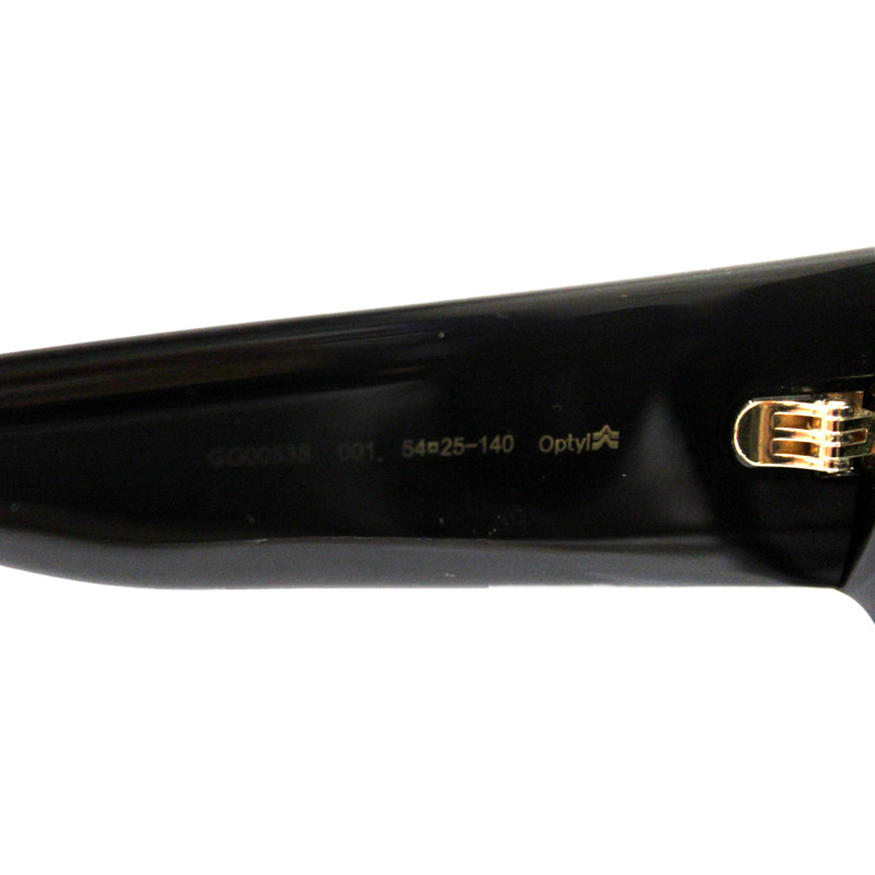 Gucci Black Oversized Square Frame Sunglasses GG0053S-12