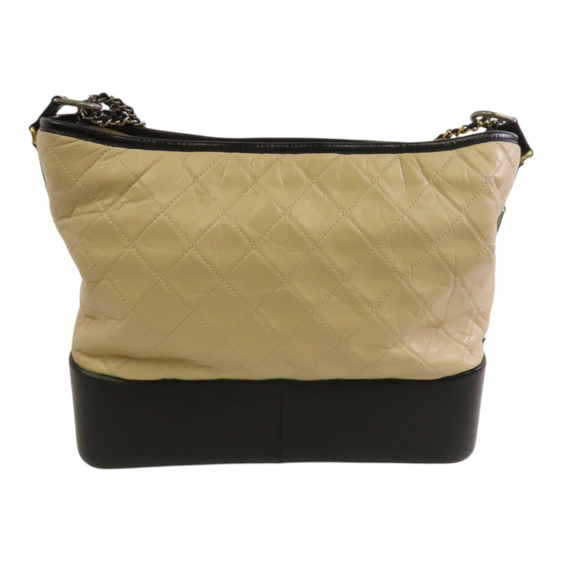 CHANEL 牛皮皮革Gabrielle Large金扣鏈帶肩背袋-1