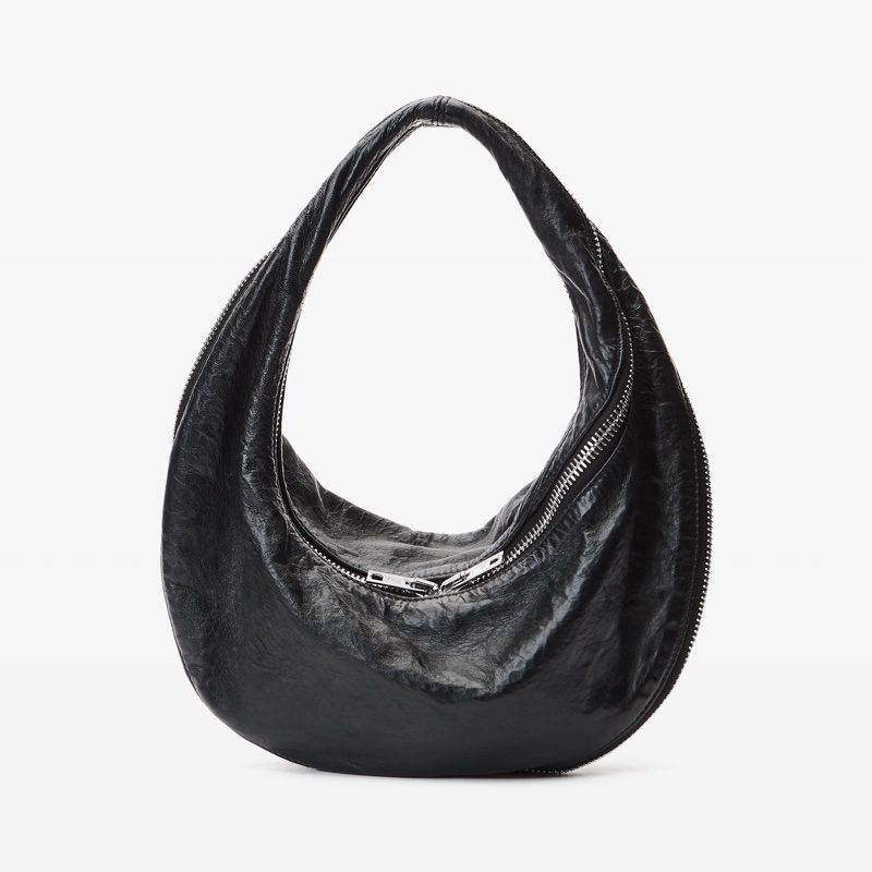 Alexander Wang 記憶皮革手提包羊皮 黑色-0