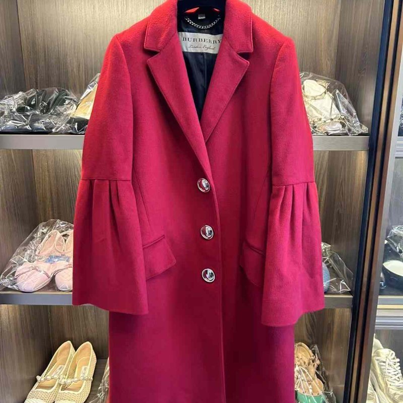 Burberry 羊毛大衣 uk6 寬鬆 非常新-4
