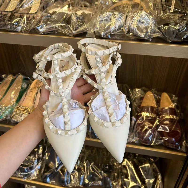 Valentino 鉚釘鞋 38.5 已貼底-3