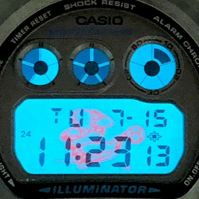 G-SHOCK CASIO DW-6900WF-8T 98法國世界盃官方授權合作款,鏤空灰色。 1998年5月發售。三國丘店有售。 ITTG6TCZBKSO-8