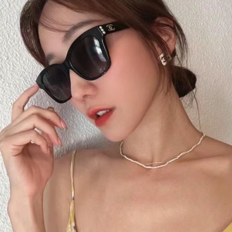 Chanel🔥珍珠墨鏡~全新全配-1