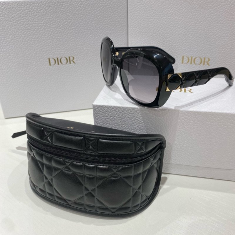Dior 太陽眼鏡 亞州版 有鼻托 買dior菱格紋腰包送眼鏡 全新全配-0