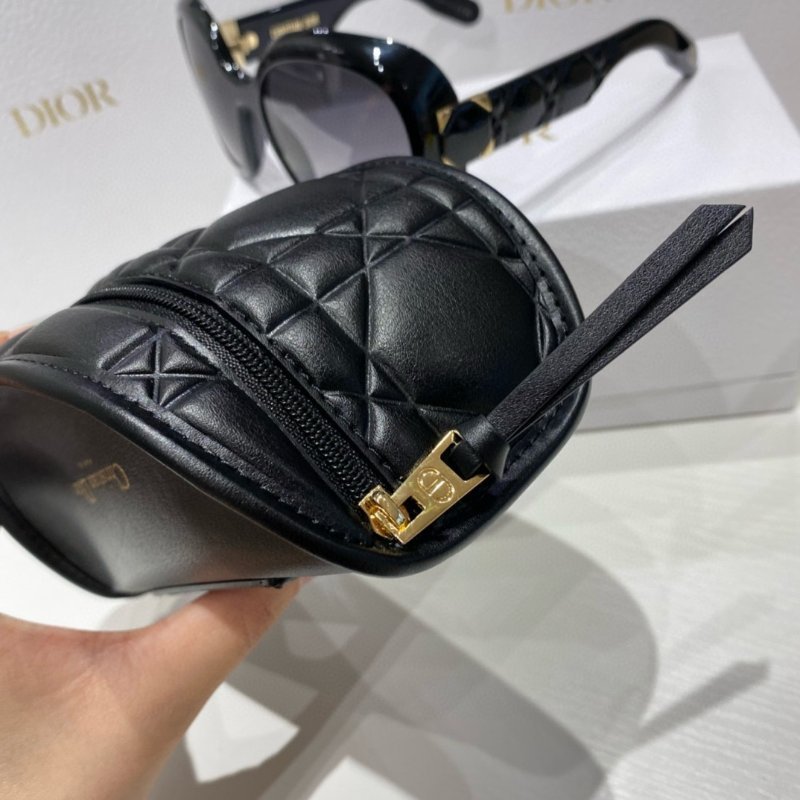 Dior 太陽眼鏡 亞州版 有鼻托 買dior菱格紋腰包送眼鏡 全新全配-2