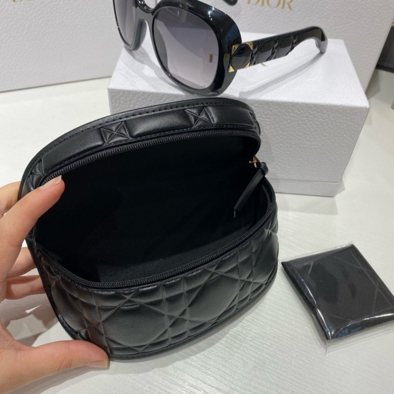 Dior 太陽眼鏡 亞州版 有鼻托 買dior菱格紋腰包送眼鏡 全新全配-5