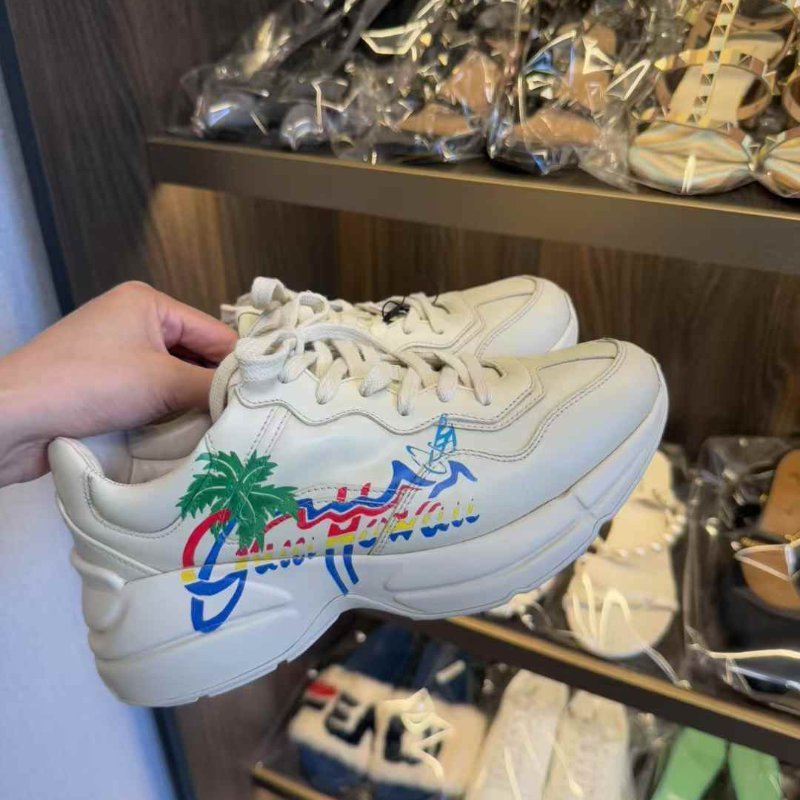 Gucci 老爹鞋 37號 整體很新-4