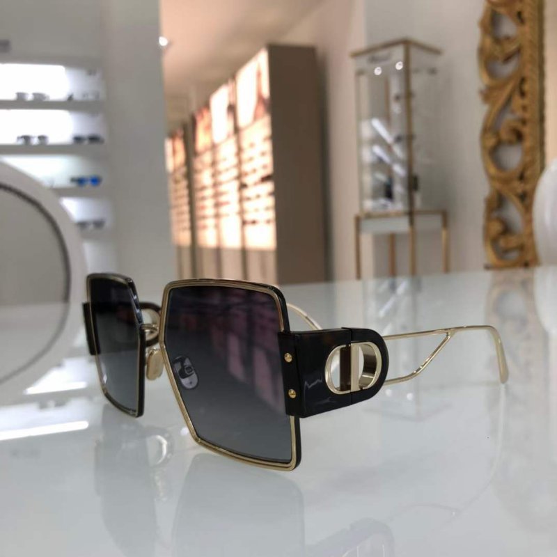 Dior🐞方形墨镜 30Montaigne S4U 全新全配-4