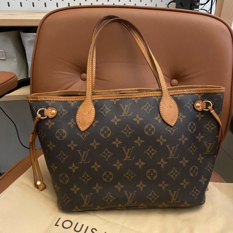 LV 28公分老花肩背-8