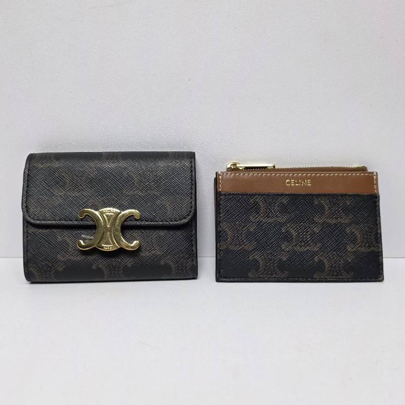 Celine - Compact Wallet with Coin錢包-0