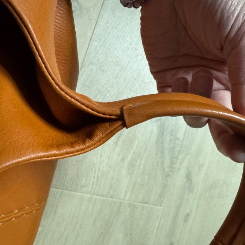 TOD'S 經典南瓜橘 24H Shopping Grande tote 柔軟小牛皮肩背包-12