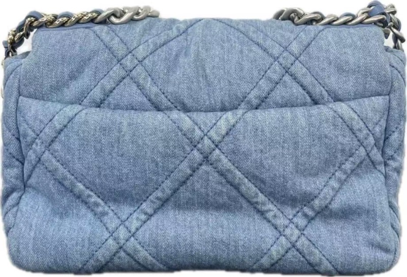 Chanel 香奈兒19bag  22P 晶片款 牛仔 26*16*9-6