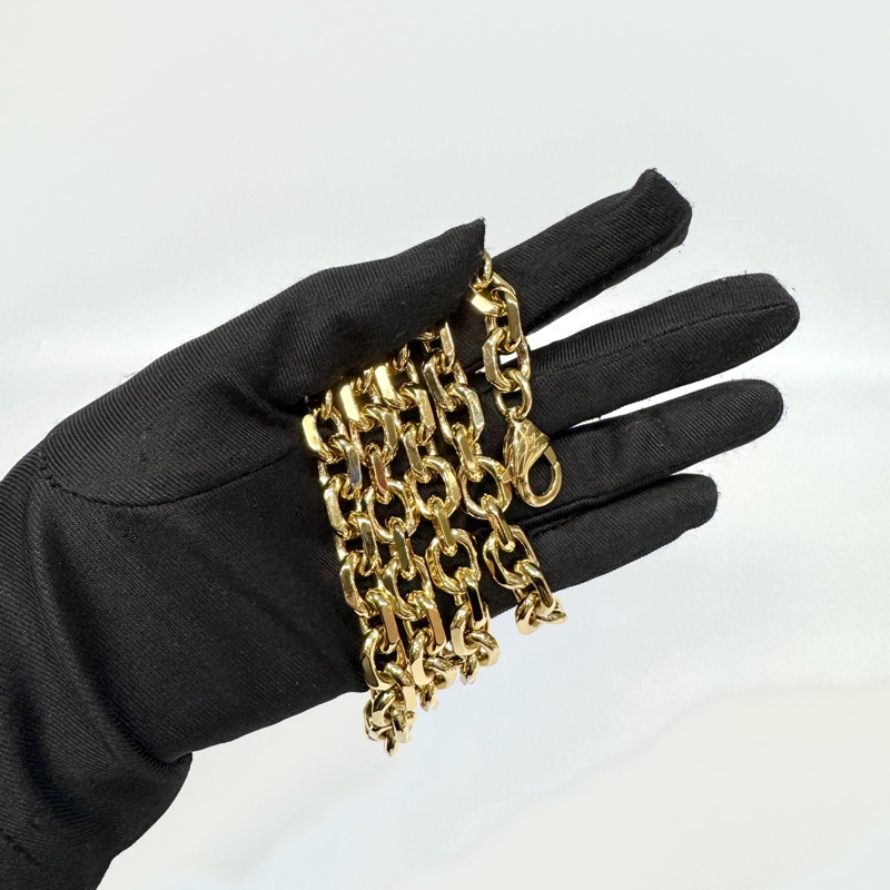 LV米白拚粉Logo壓紋羊皮Coussin下蓋鍊包M82289-20