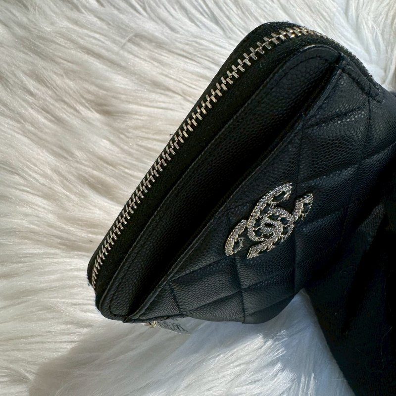 CHANEL 水鑽吐司零錢卡包-4