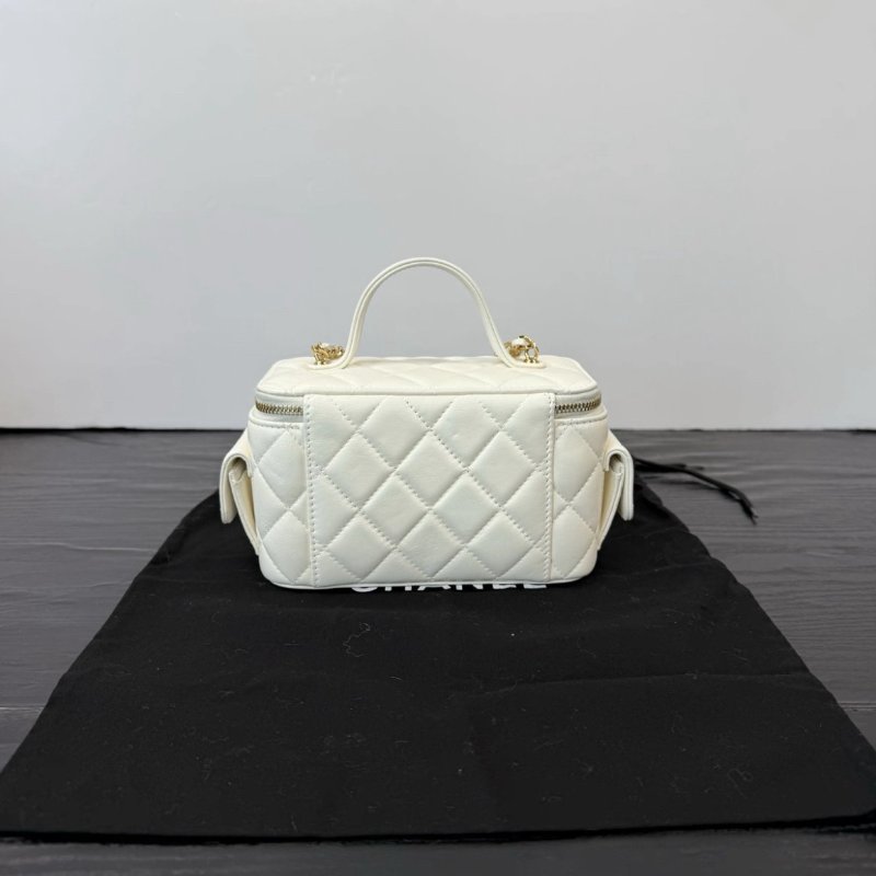 CHANEL 白金cargo盒子肩背斜背手提包 17*9.5*8 99新配件塵袋-5