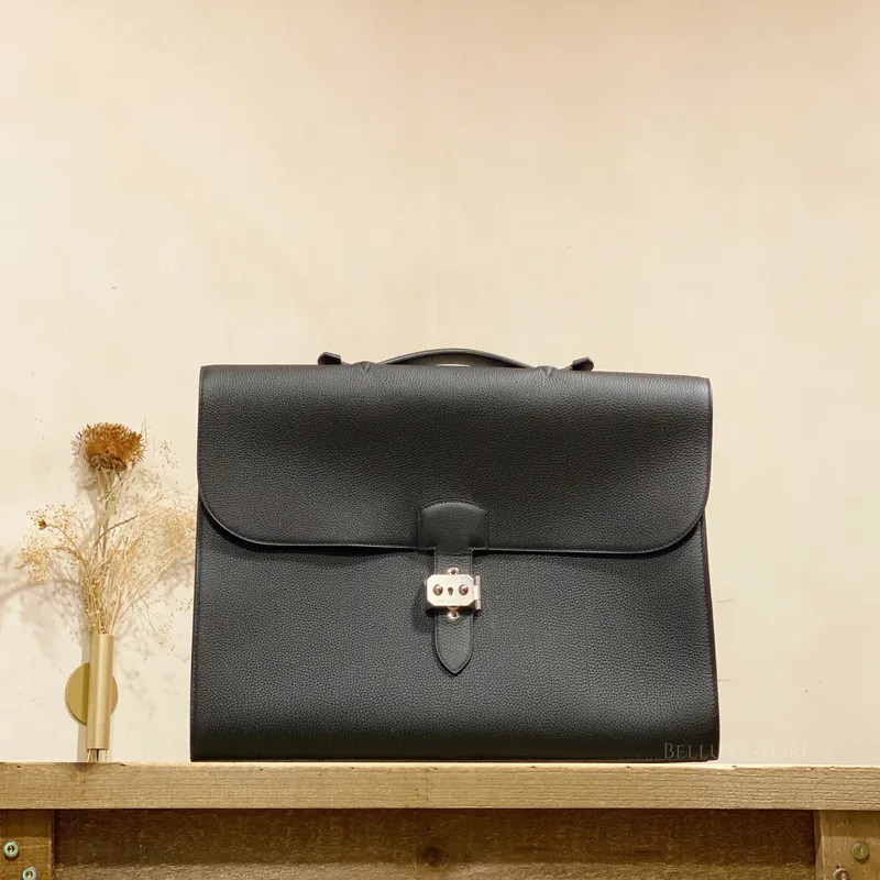 全新 Hermès' Sac à Dépêches Sac a depeches light 1-36 公事包 筆電包-0
