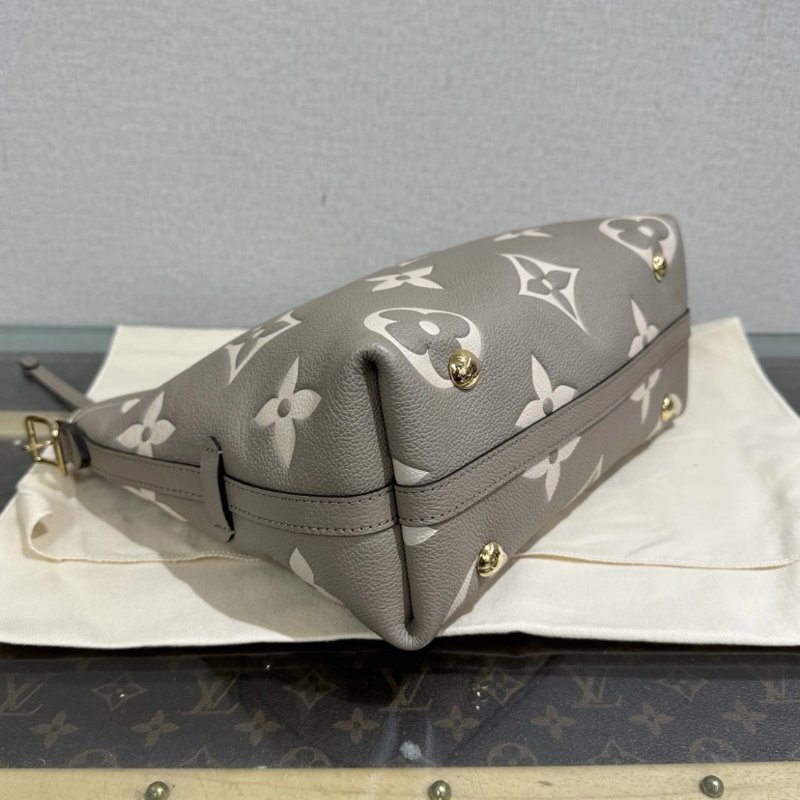 LV 大象灰小號carryall子母肩背斜背包 芯片款 28*24*13 98新配件盒子塵袋吊牌-5