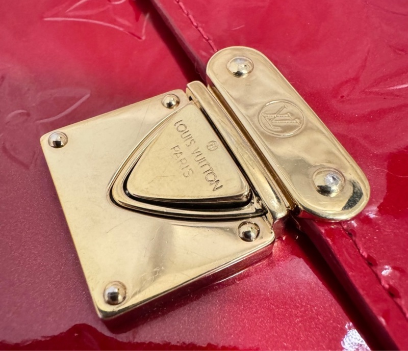 Belilla♥️Louis Vuitton 漆皮紅短夾-10