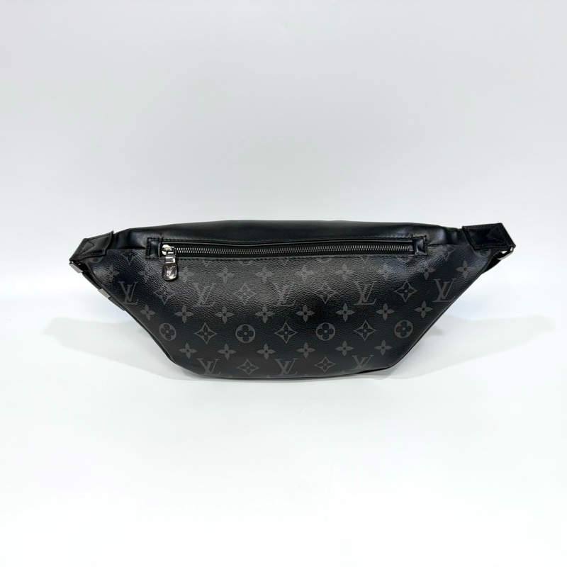 LV黑灰原花牛皮DISCOVERY胸腰包 M44336-4