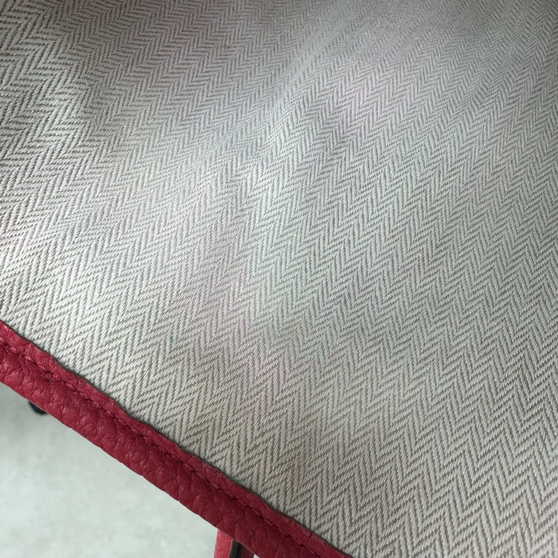 HERMES GARDEN PARTY 36 西瓜紅真皮手提包 D Stamp-17