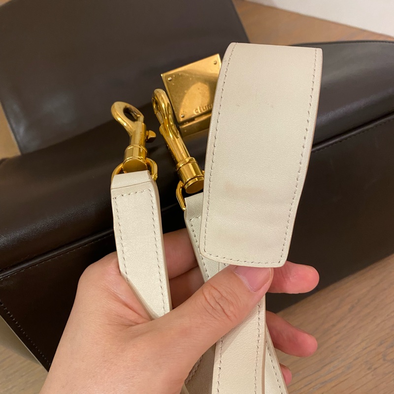 Celine 小號三拼色千秋包 手提單肩-9