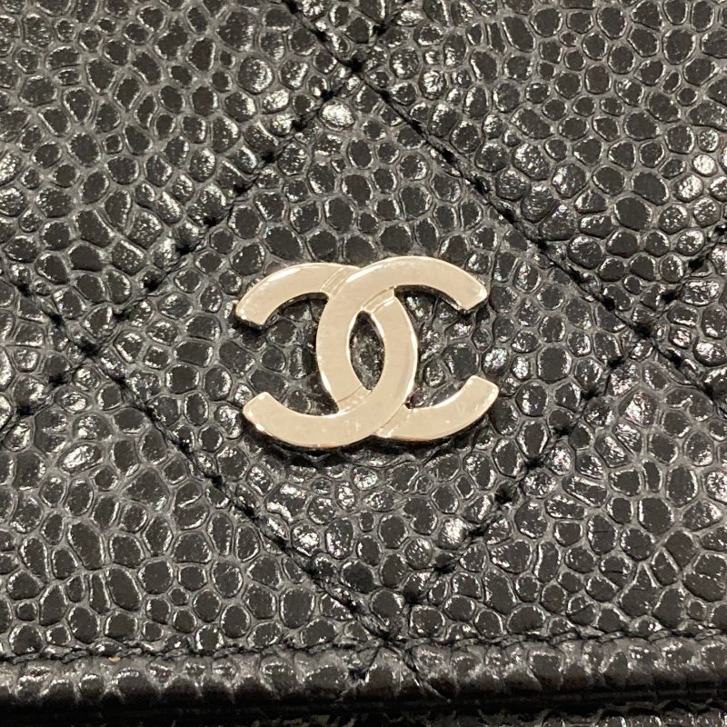 CHANEL 香奈兒 A33814 Chanel WOC 19 荔枝牛皮 斜背包 黑色 銀釦-20