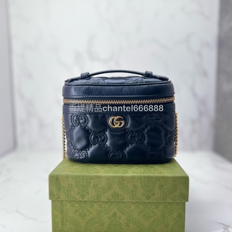 💗香緹國際精品💗 Gucci 化妝盒包 黑金-3