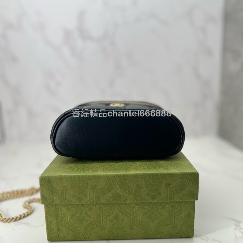 💗香緹國際精品💗 Gucci 化妝盒包 黑金-7
