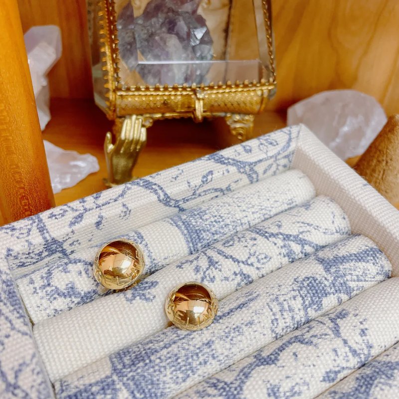 Celine 中古金色䄂口鈕-2