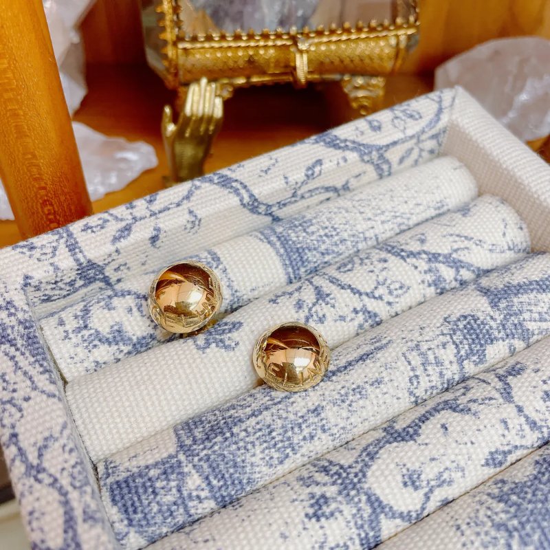 Celine 中古金色䄂口鈕-5