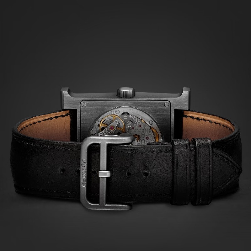 全新 Hermès 鈦金屬材質／H1912自動上鍊機芯／霧面鈦金屬錶殼／藍寶石水晶鏡面／錶徑30.5x30.5mm／ Heure H腕錶，34 mm-4