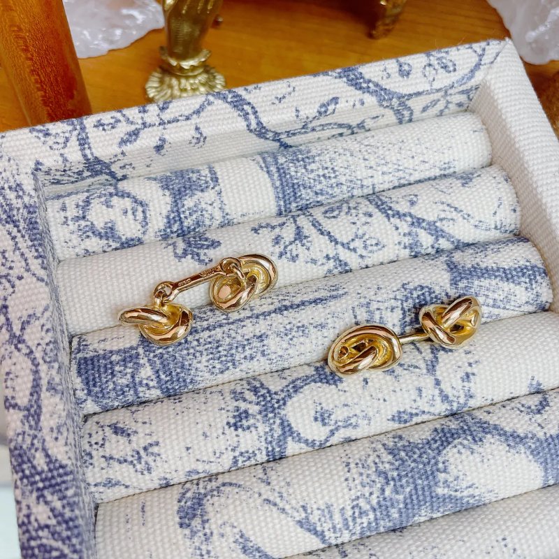 Gucci 中古品金色䄂口鈕-6