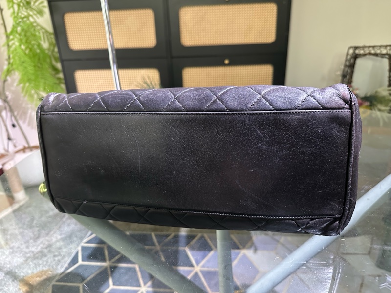 Chanel 菱格紋托特包 肩背包 手提包-4