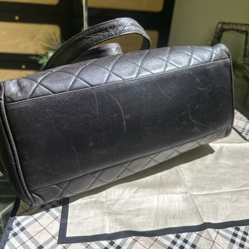 Chanel 菱格紋托特包 肩背包 手提包-36