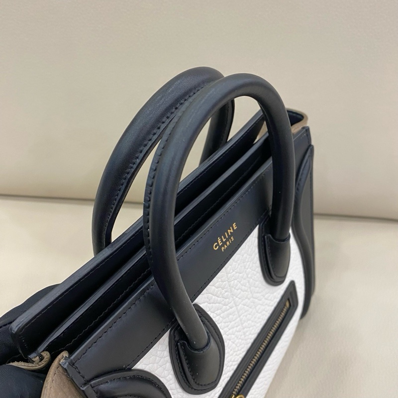 Celine賽琳 笑臉nano 尺寸約20*20cm 附件肩帶-8