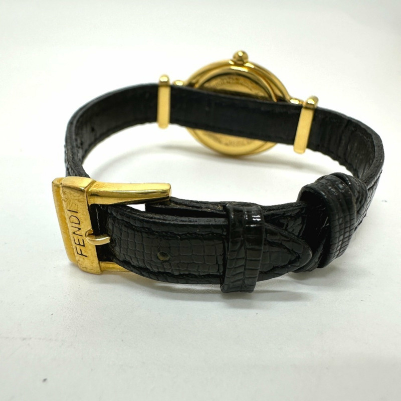 FENDI 640L 石英腕錶,配備可更換錶帶(5 種顏色可選)GP 女士金色-4