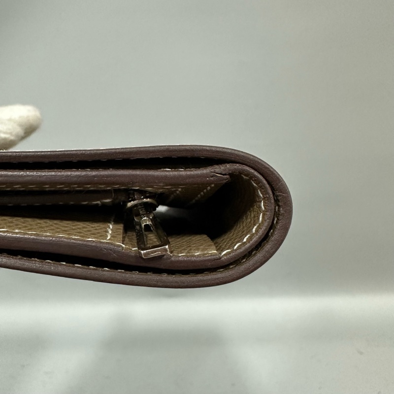 Hermes 大象灰銀釦中夾 bearn-8