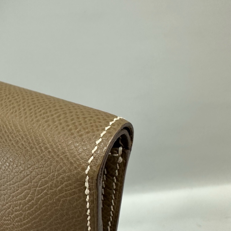 Hermes 大象灰銀釦中夾 bearn-11