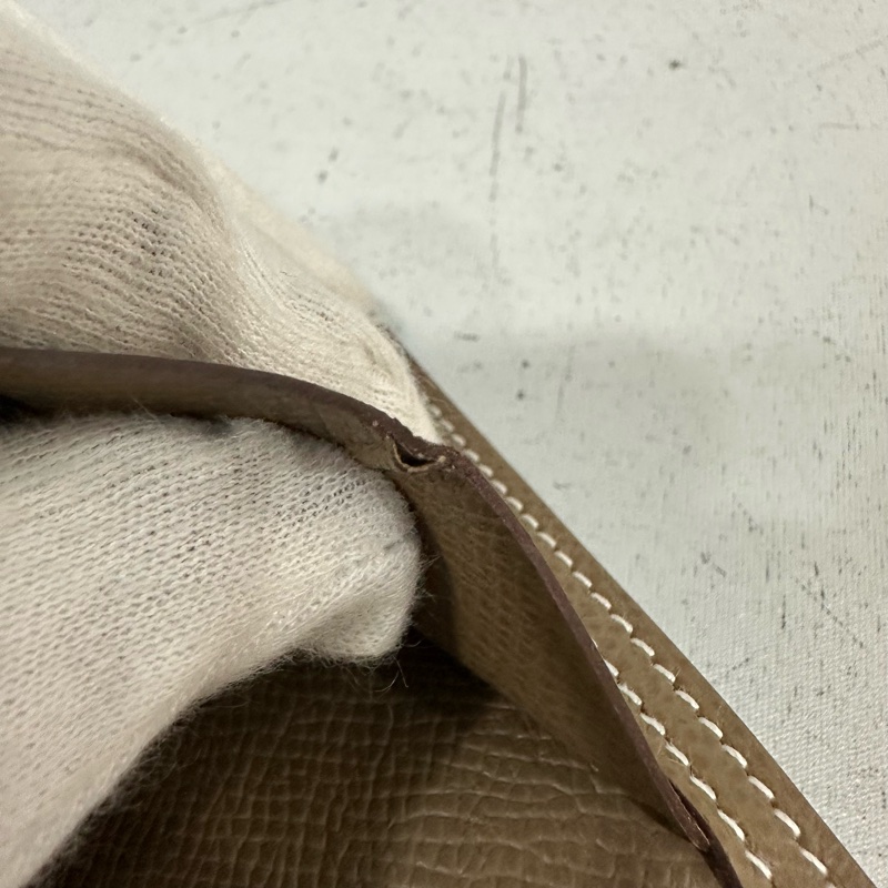 Hermes 大象灰銀釦中夾 bearn-27