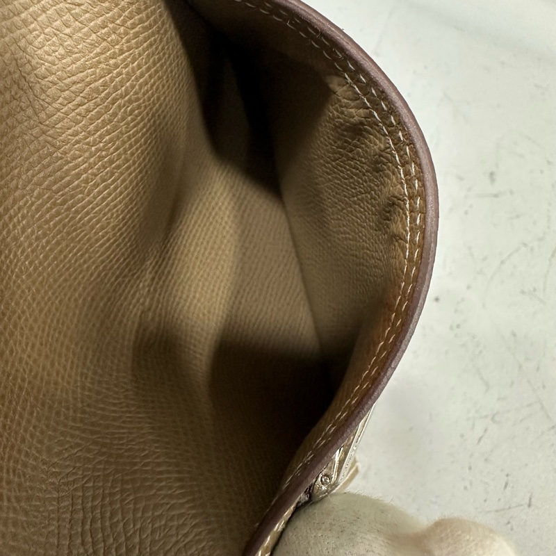 Hermes 大象灰銀釦中夾 bearn-30