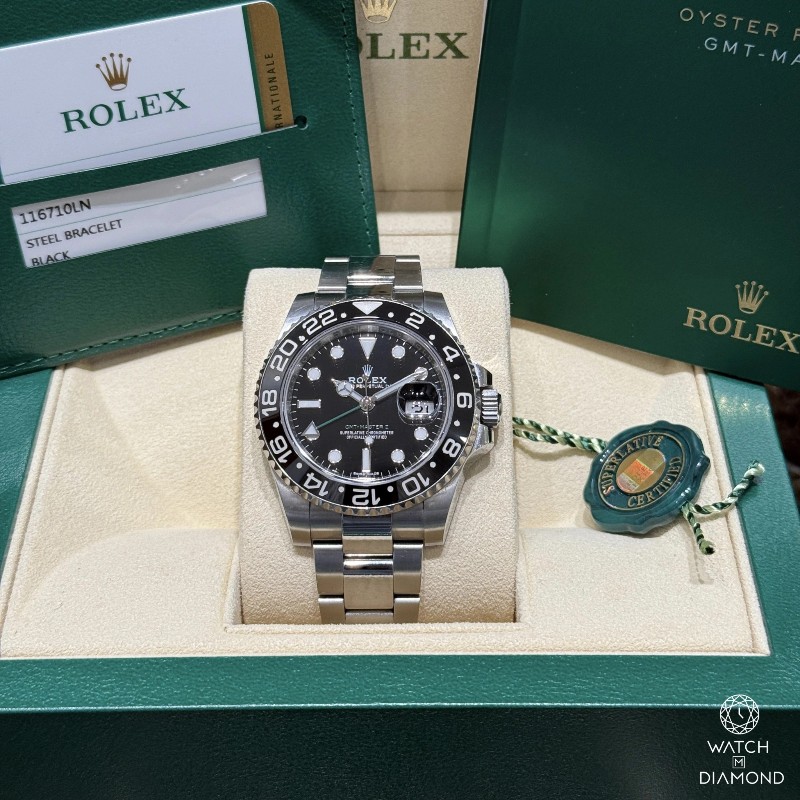 二手 8成新 2018 Rolex 勞力士 GMT-Master II
REF. 116710LN-1