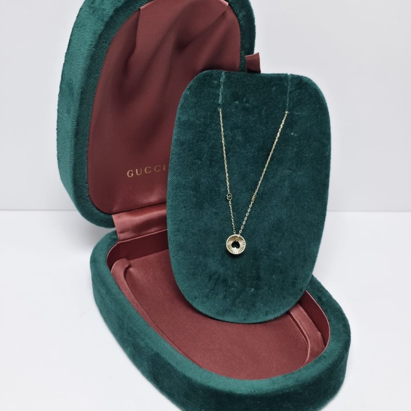 Gucci - 18K Rose Gold Icon Heart Necklace(玫瑰金)-0