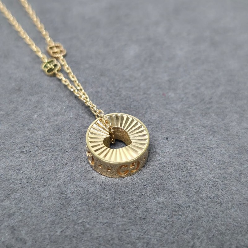 Gucci - 18K Rose Gold Icon Heart Necklace(玫瑰金)-2