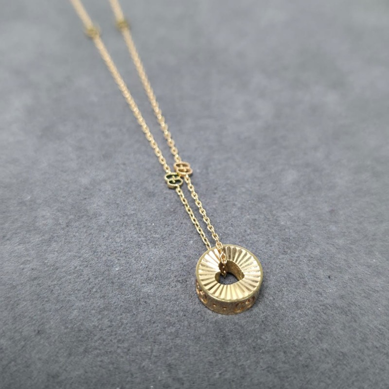 Gucci - 18K Rose Gold Icon Heart Necklace(玫瑰金)-3