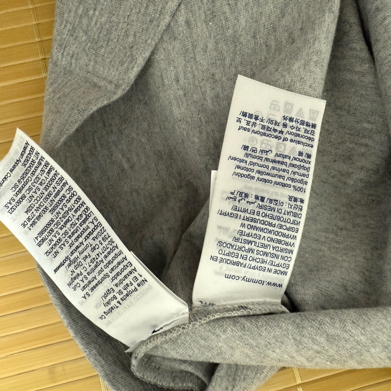 Tommy Hilfiger 經典S號灰色短袖上衣（全新、有吊牌）-1