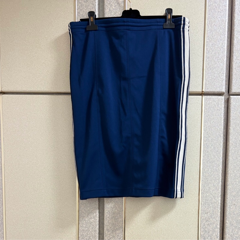 42)全新Celine正品深藍色運動風腰抽繩美裙 L號-1
