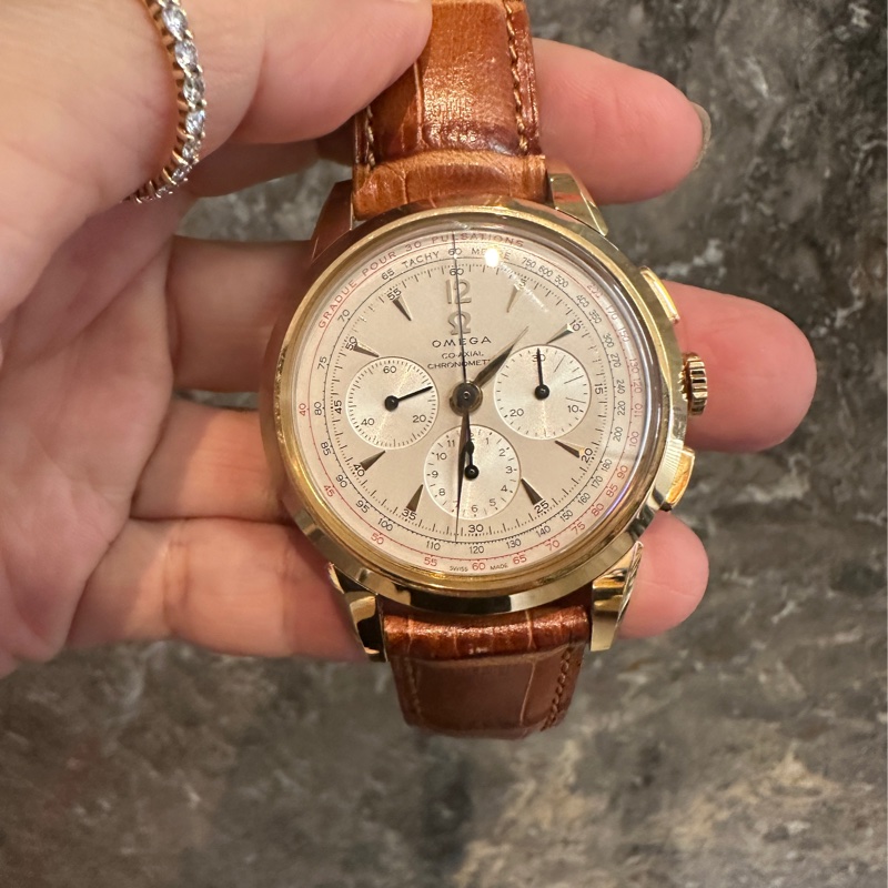 OMEGA 40cm 1848博物館限量表（18K金)機械錶（手上鍊）-3