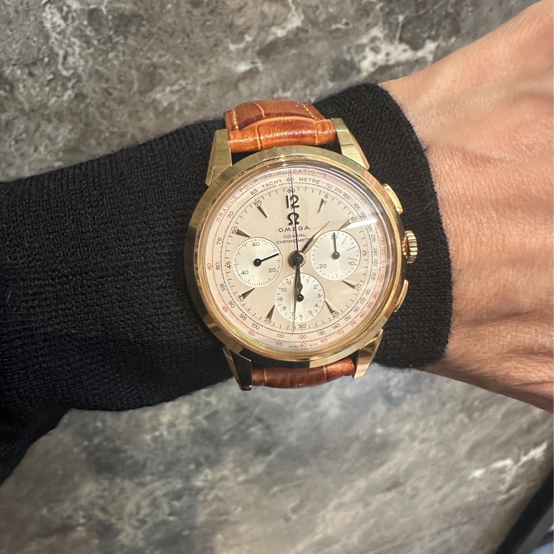 OMEGA 40cm 1848博物館限量表（18K金)機械錶（手上鍊）-4