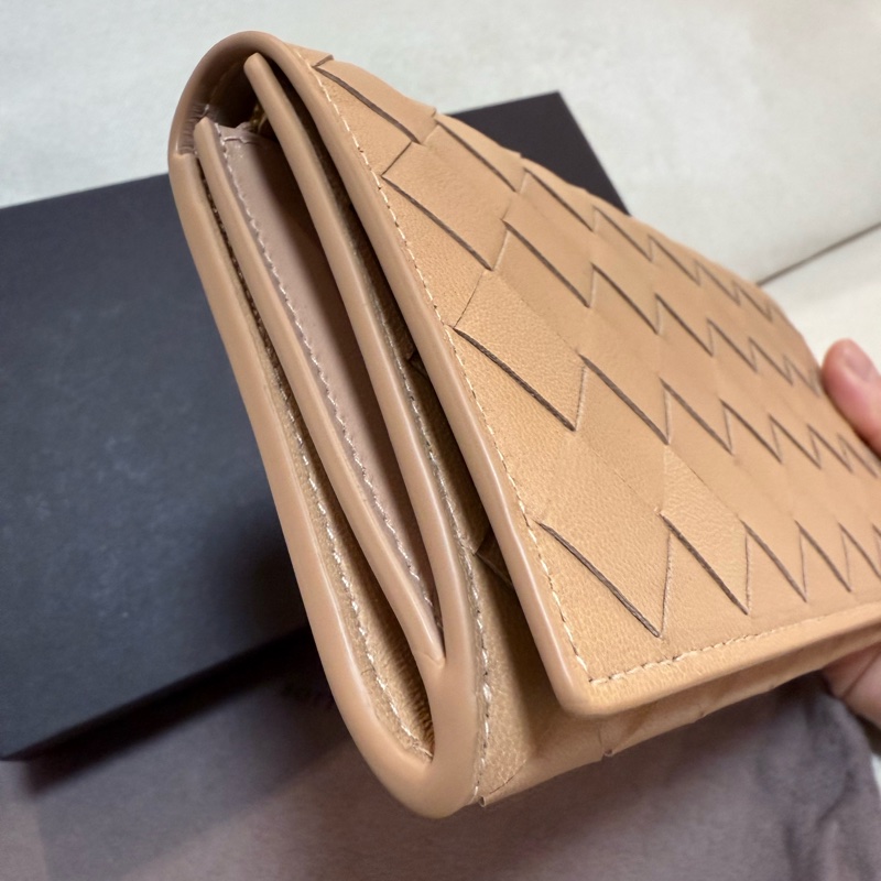 BOTTEGA VENETA 600873 奶茶色長夾-8